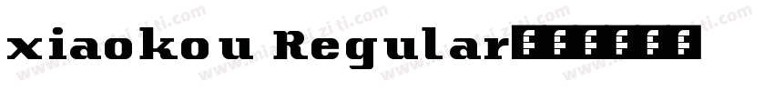 xiaokou Regular字体转换